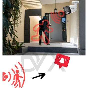 Kamera zewnętrzna IP POE LAN 8MPX 4K DVX PT8